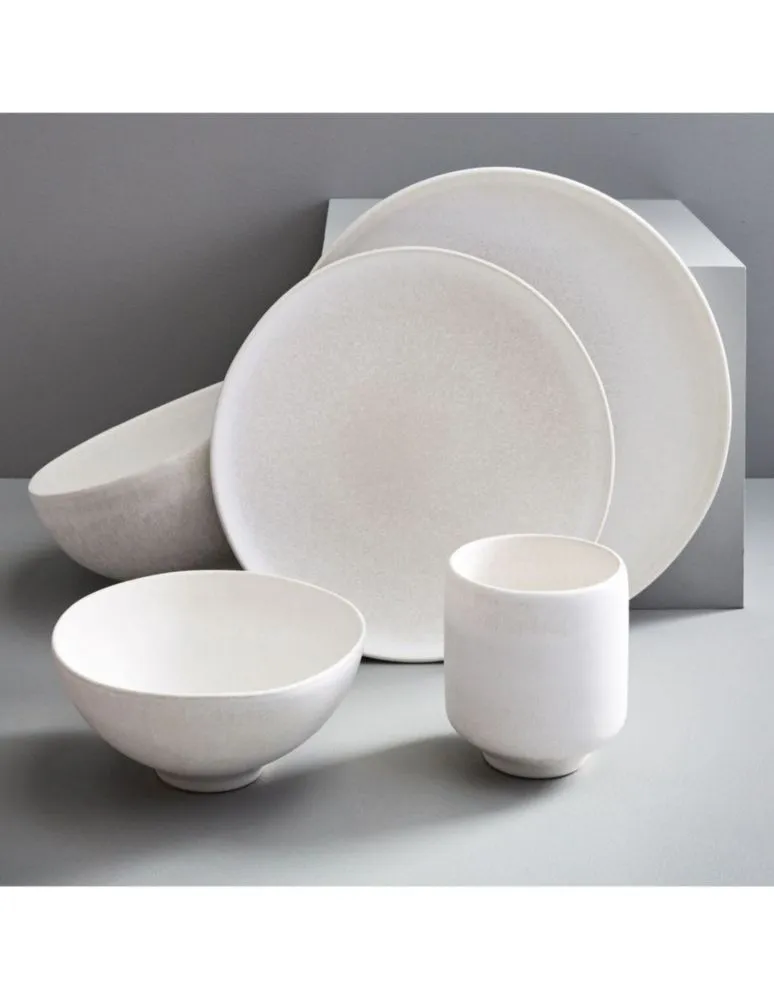 Plato para ensalada Kanto Matte Glaze de gres