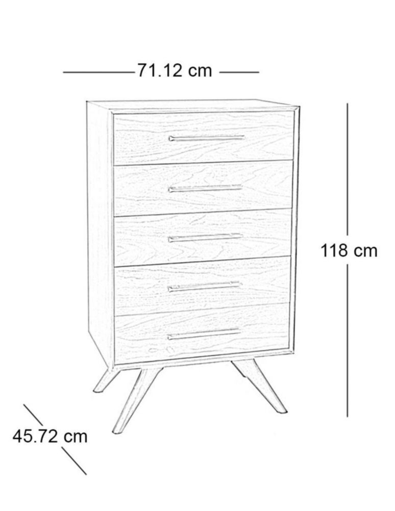 Cómoda de 5 Cajones Wright