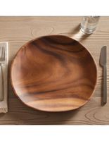 Plato base Organic Shaped de madera