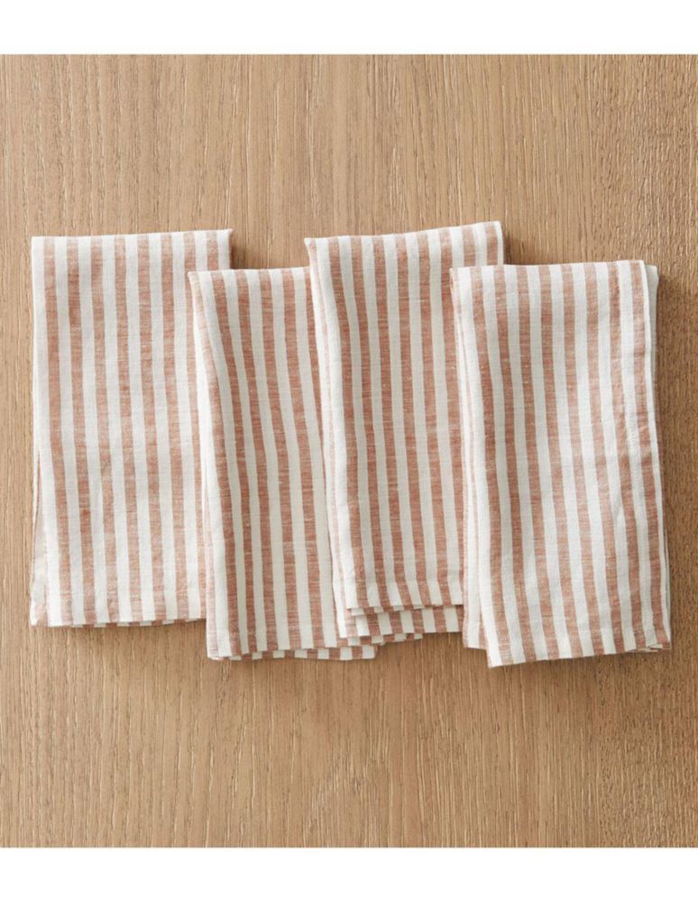 Set de servilletas European de lino 4 piezas
