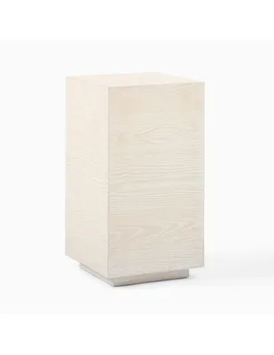 Mesa lateral Volume Pedestal de madera