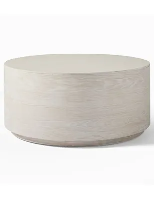 Mesa de centro West Elm Drum de madera