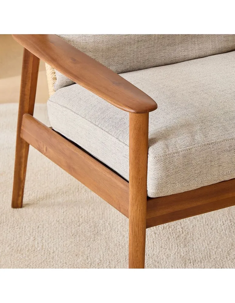 Sillón Chadwick estilo contemporáneo de madera