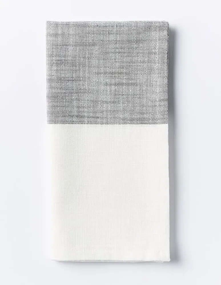 Set de servilletas de algodón Center Stripe