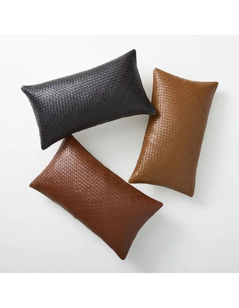 Cojín Woven Leather