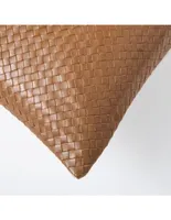 Cojín Woven Leather