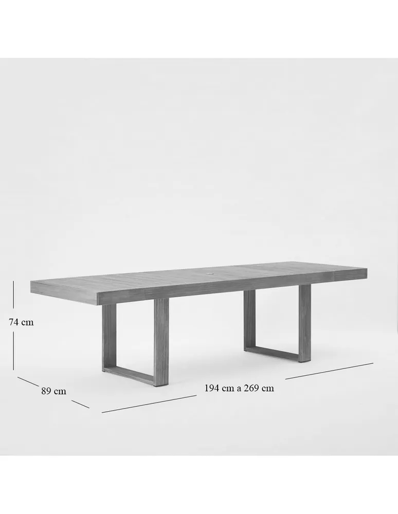 Mesa Portside Expandable de madera