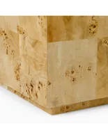 Mesa lateral Volume Square de madera