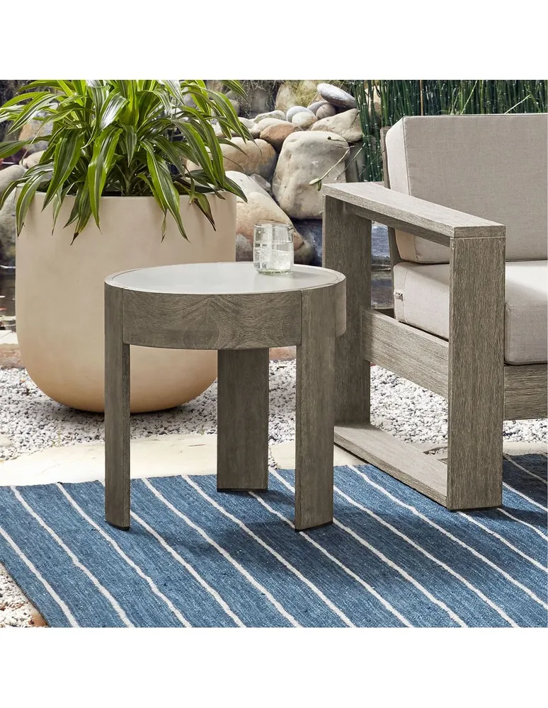 Mesa lateral Portside Outdoor de madera