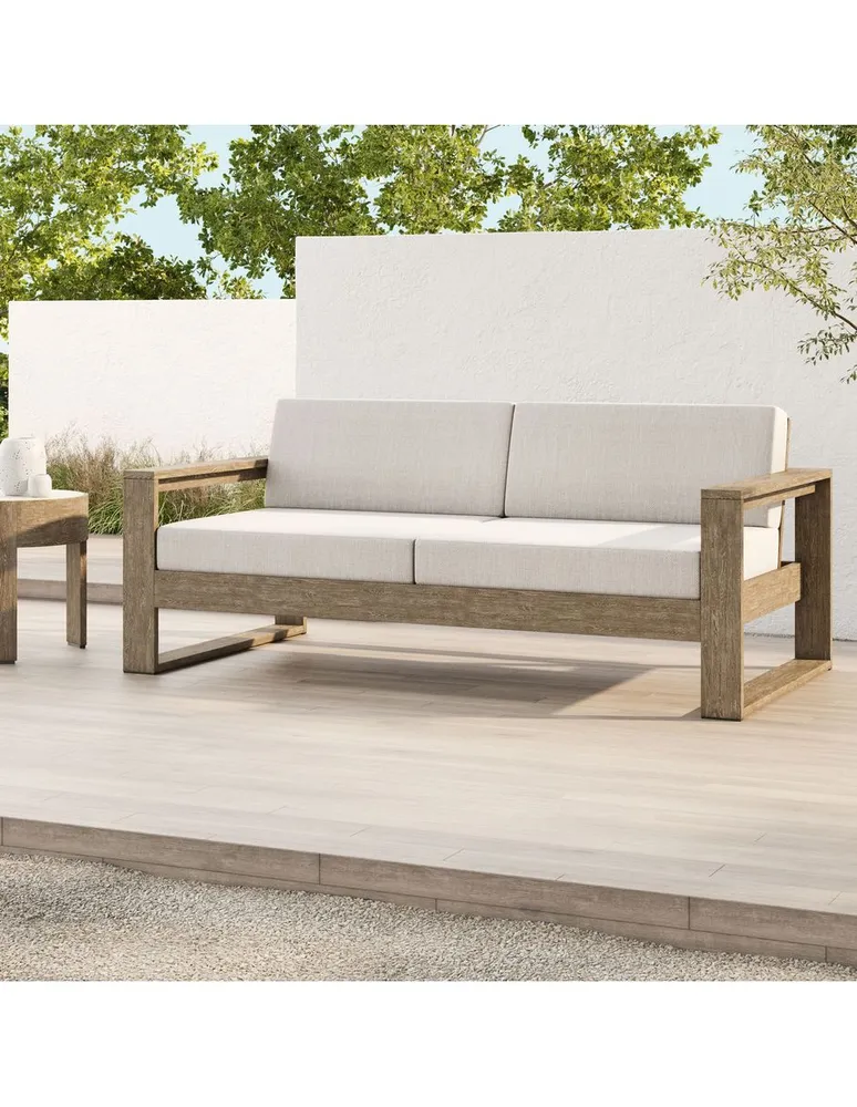 Sofá Portside Outdoor estilo contemporáneo de madera