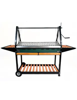 Asador de carbón Hobby Grill Pampa III Elite de acero inoxidable