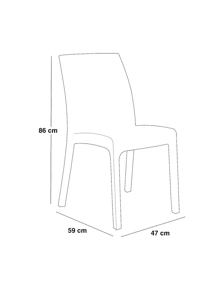 Silla Bica Chicago de plástico