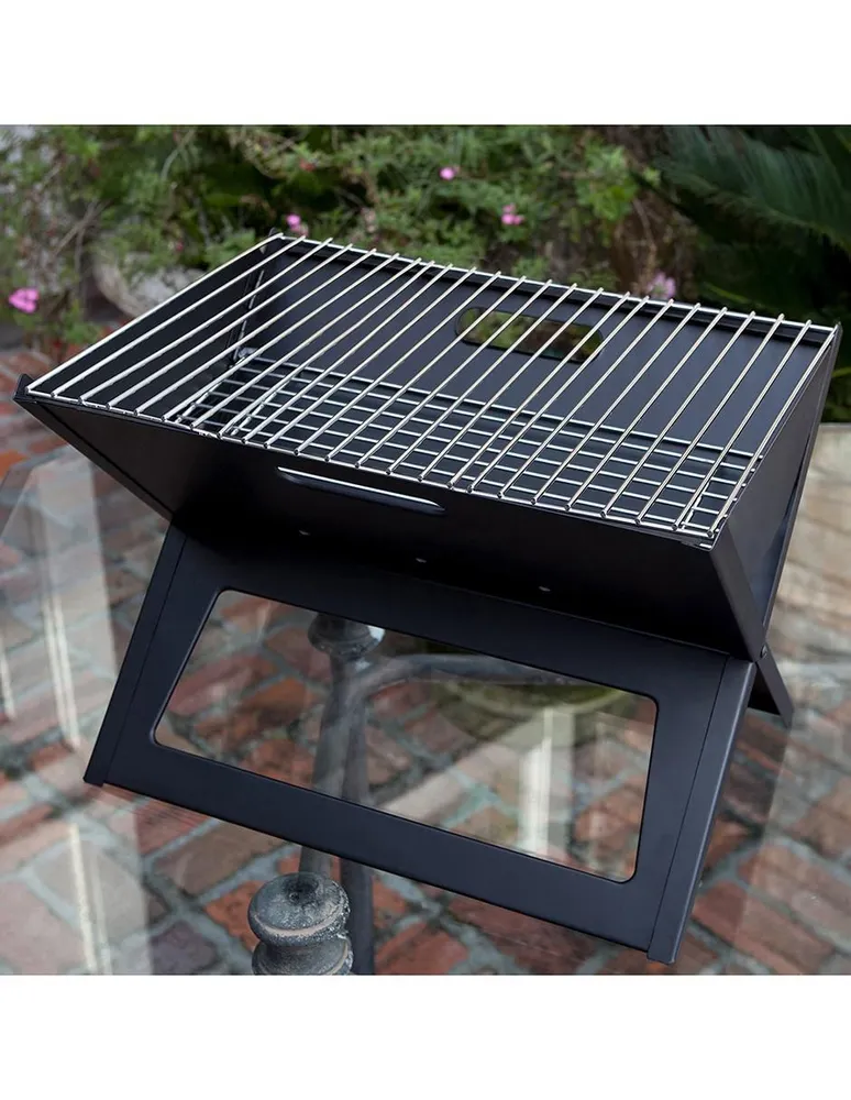 Asador de carbón Aquila X-Grill de acero