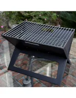 Asador de carbón Aquila X-Grill de acero