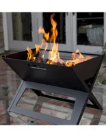 Asador de carbón Aquila X-Grill de acero