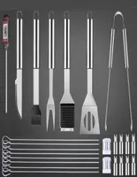 Set utencilios para asar Lab.G de acero inoxidable