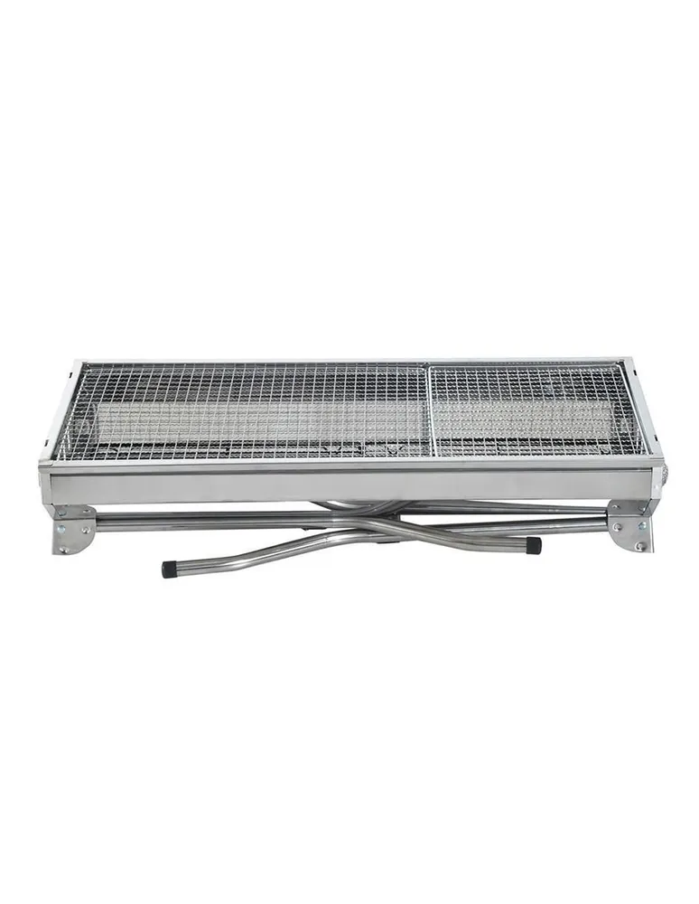 Asador de carbón Aquila AS9877 de acero inoxidable