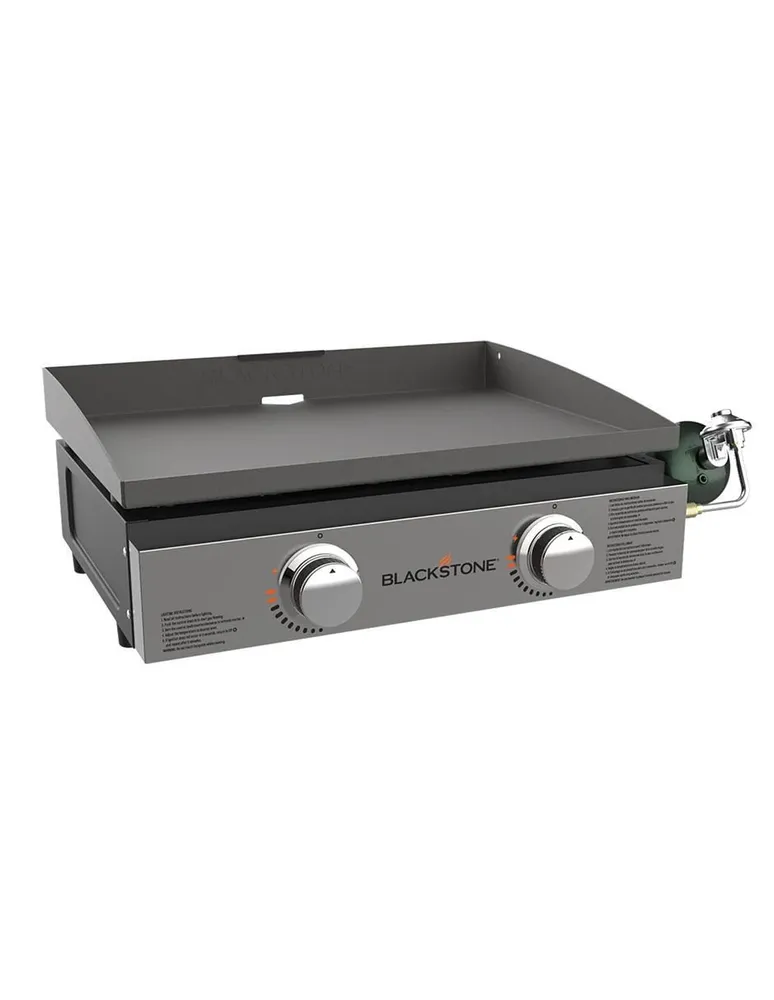 Asador de gas Blackstone de acero inoxidable