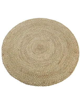 Tapete h by haus Shiv Round Yute 160 cm x 230 cm beige