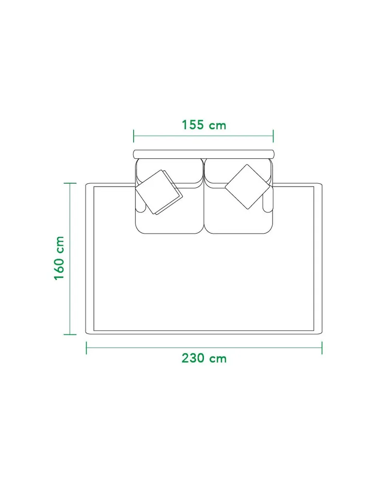 Tapete para exterior Farzin Iker