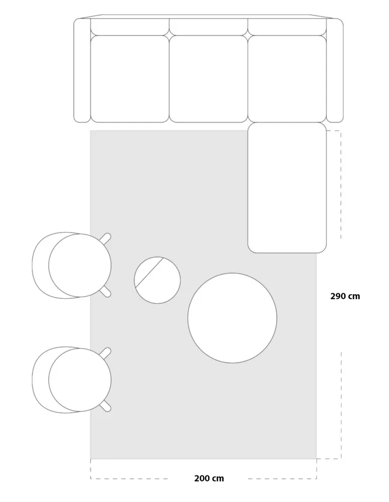 Tapete para áreas múltiples Haus Coocoon