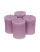 Set de velas Light Sparkles chica Four Pack lila