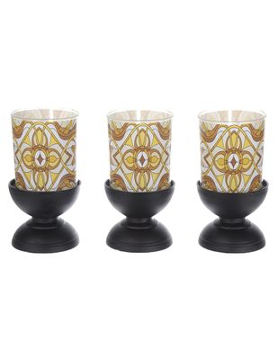 Set de 3 portavelas Haus Tealight