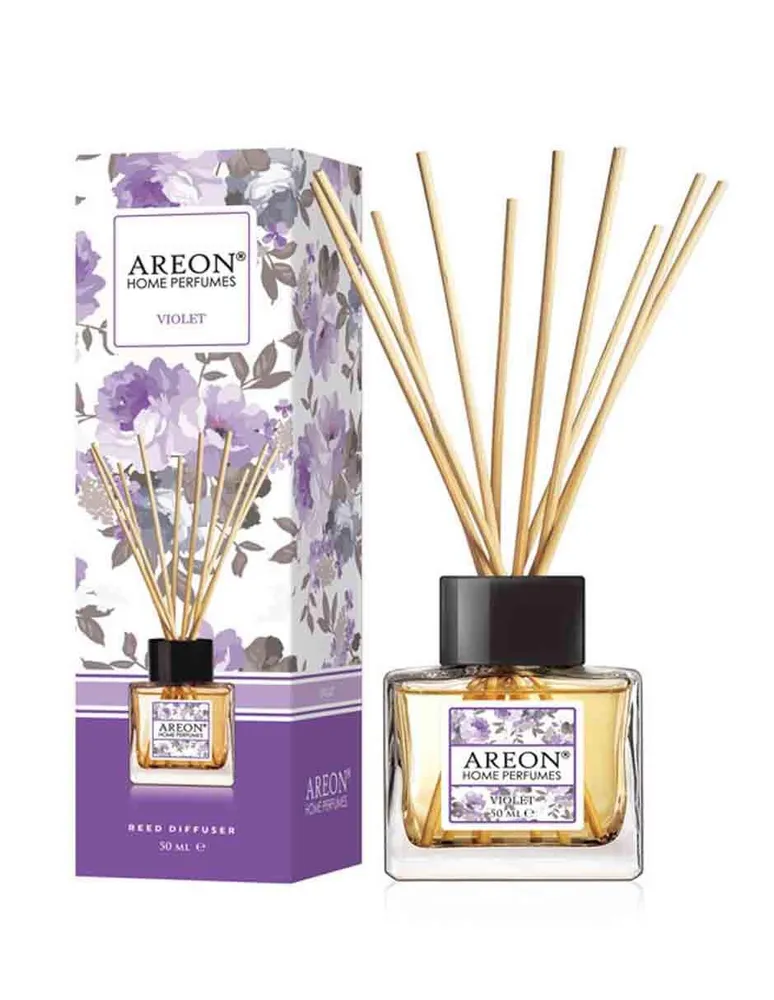 Difusor ambientador de varillas Areon 50 ml Aroma Violet