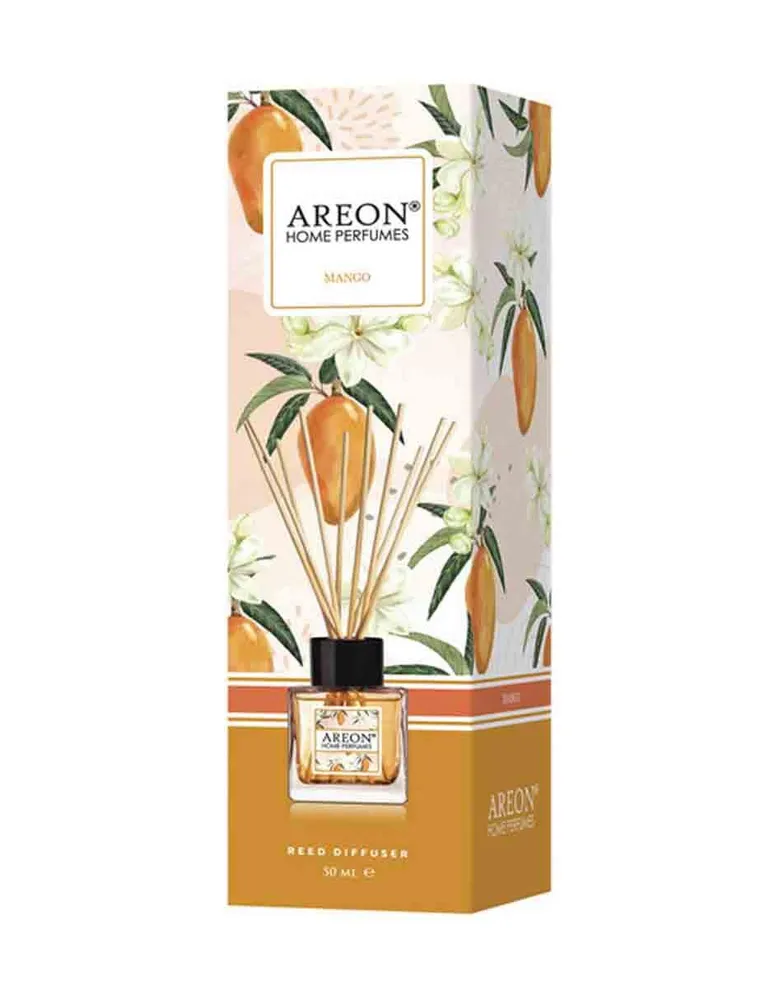 Difusor ambientador de varillas Areon 50 ml Aroma Mango