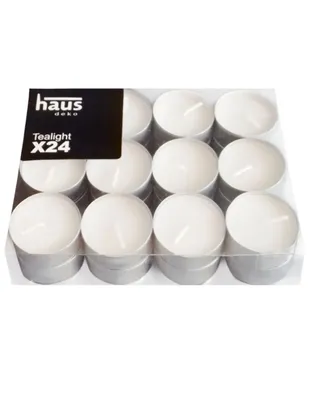 Set de 24 velas Haus blanca