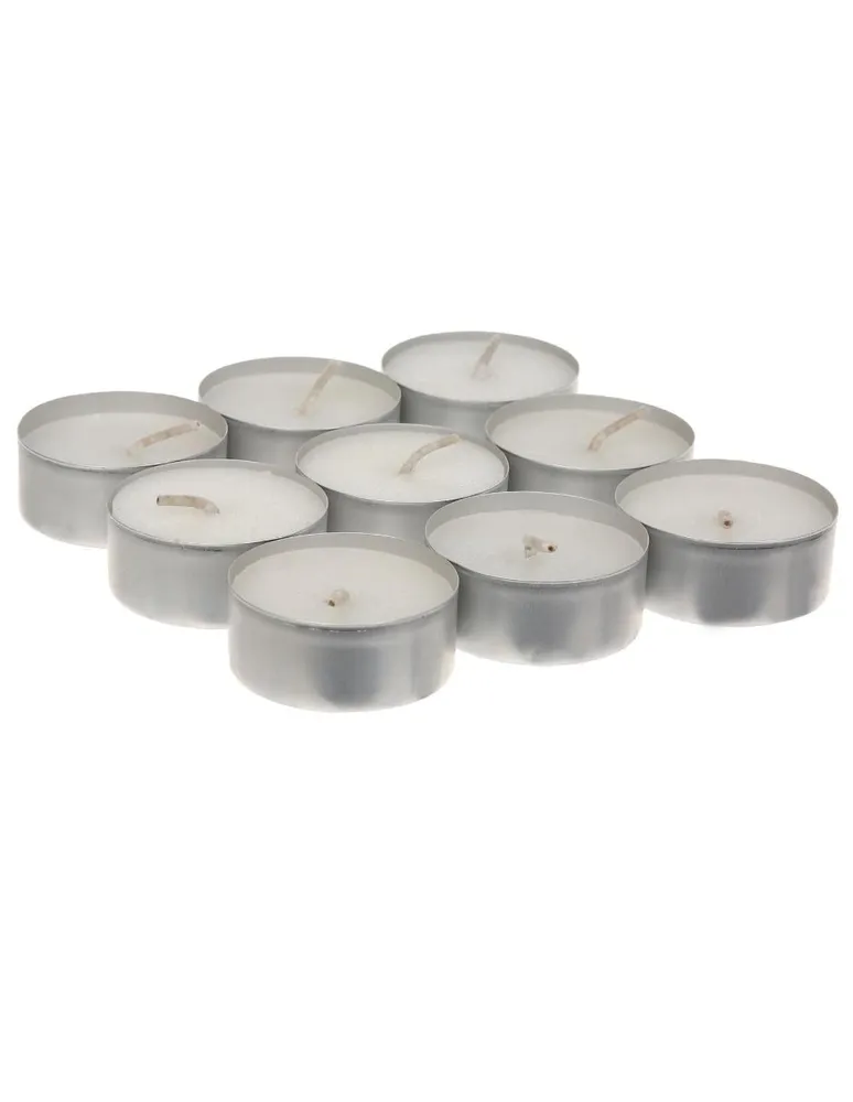 Set de 9 velas Haus chico Tea Light blanco