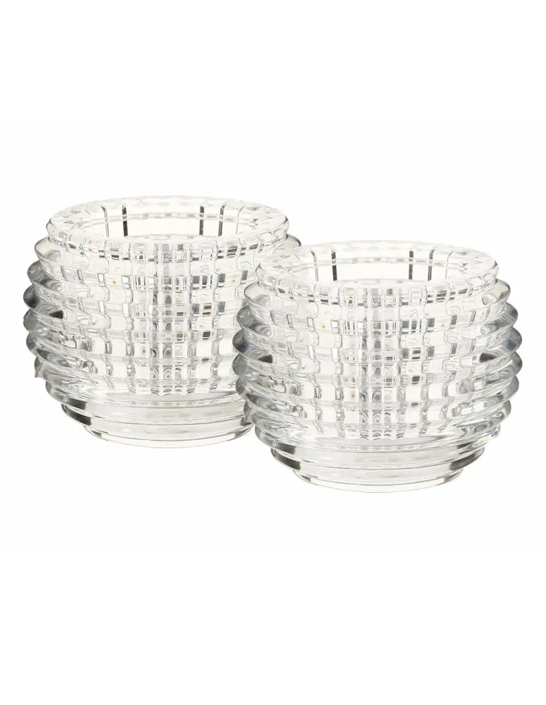 Set de 2 portavelas Baccarat Votive Clear