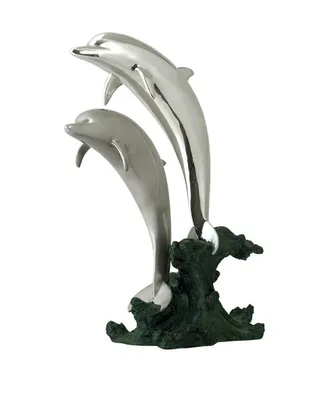 D'Argenta Figura de Delfines