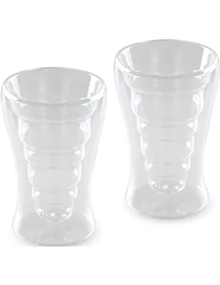 Set de vasos para smoothie Red Lemon de vidrio