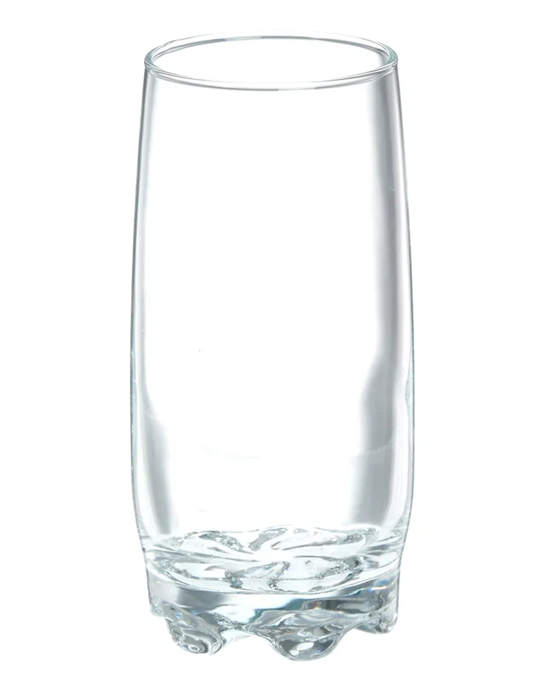 Set 12pzs Vasos Cristal Vidrio 350ml Modernos Tipo Highball
