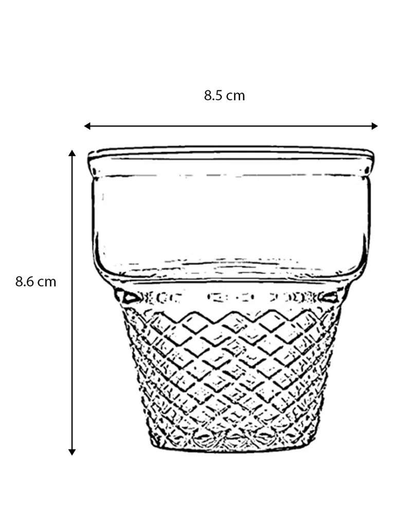 Vaso Pasabahce de vidrio