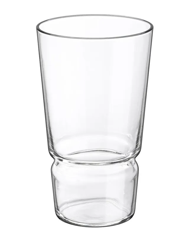 Juego De 4 Tazas Jumbo De Vidrio De 700 Ml Borgonovo Transparente