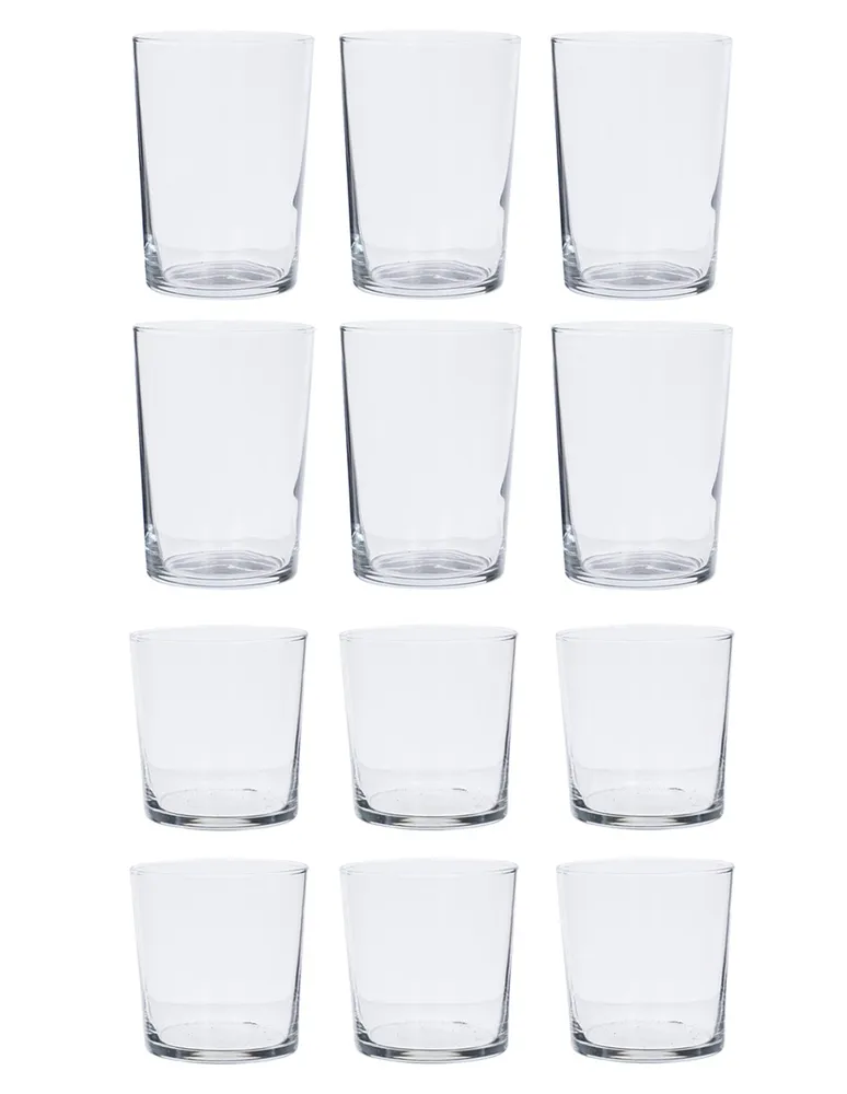 Set de vasos Haus de vidrio con 12 piezas