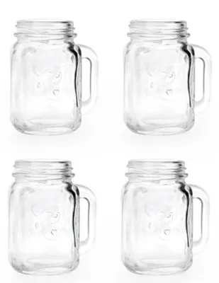 Set de 4 Vasos tequileros Kikkerland de cristal