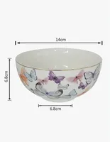 Bowl Haus Butterfly de porcelana