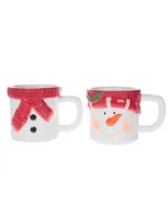 Set de tazas clásicas Christmas SP Merry 2 piezas