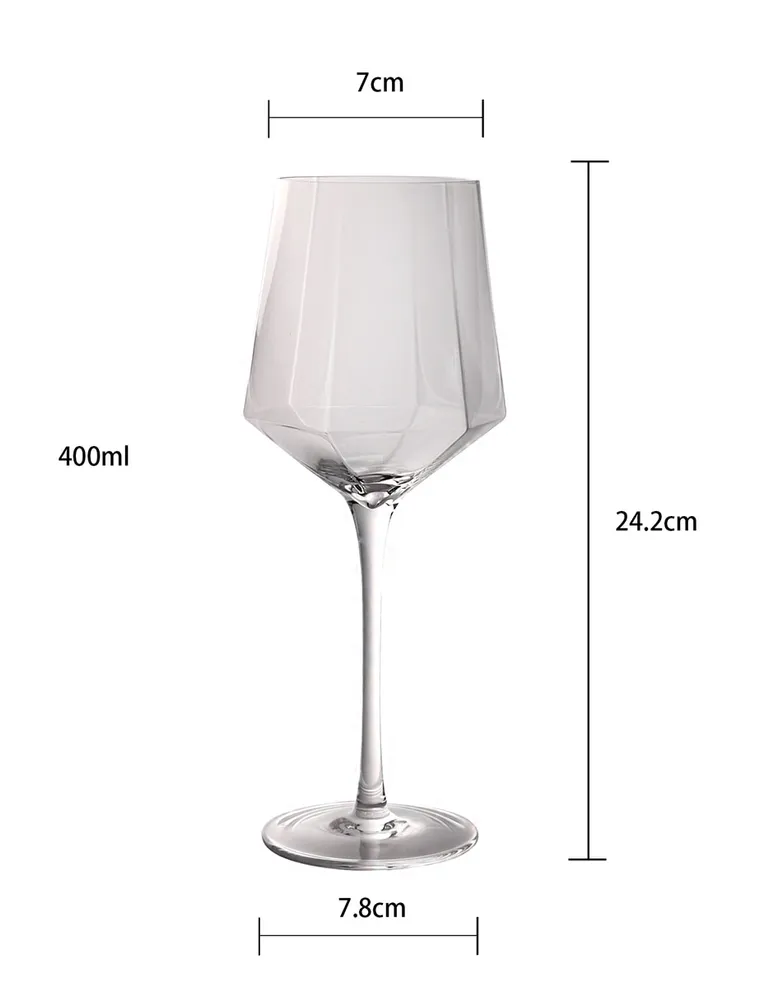 Copa para vino Haus Geometric de vidrio