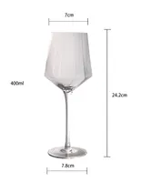Copa para vino Haus Geometric de vidrio