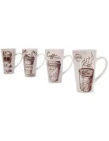 Set de tazas Haus Ristretto 4 piezas