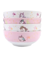 Set de bowls Haus Unicornio 4 piezas porcelana