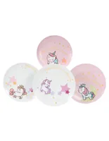 Set de platos para ensalada Haus Unicornio de porcelana