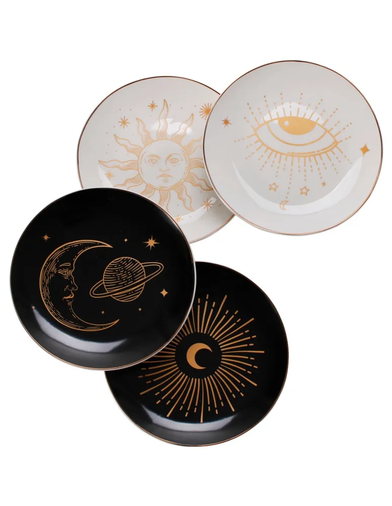 Set de platos para ensalada Haus Romel de porcelana 4 piezas