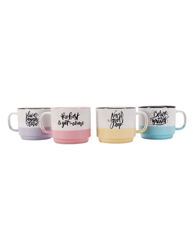 Set de tazas clásicas Haus Lisandra 4 piezas