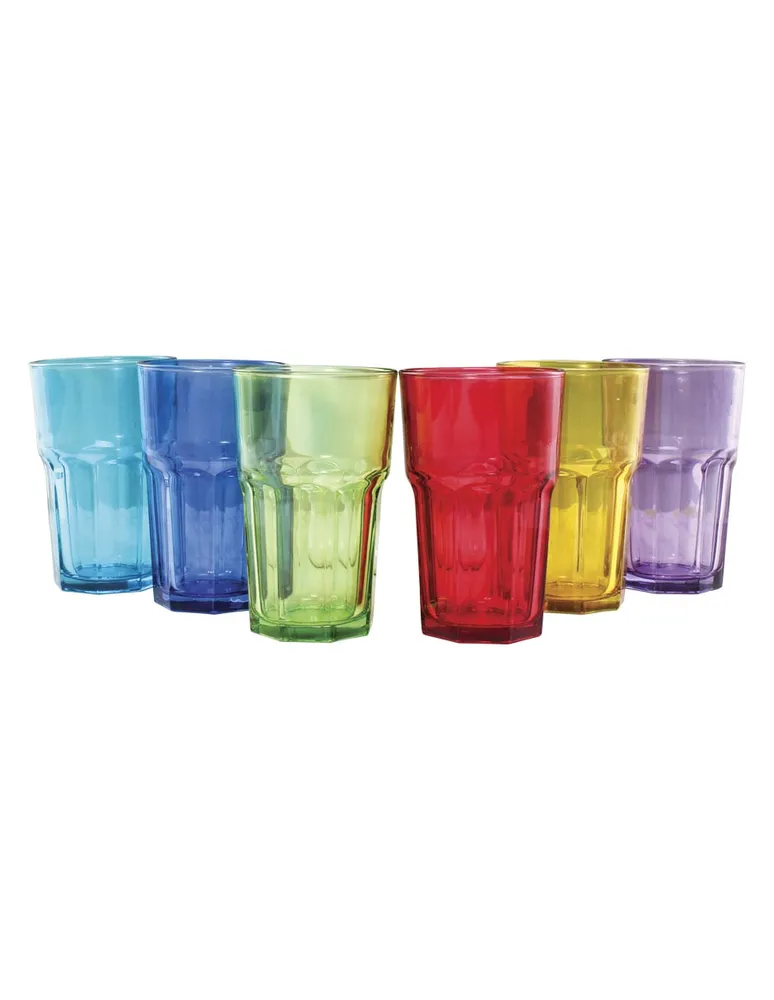 Set de vasos para agua Crown Baccara Boho Wood 47 de vidrio con 6 piezas