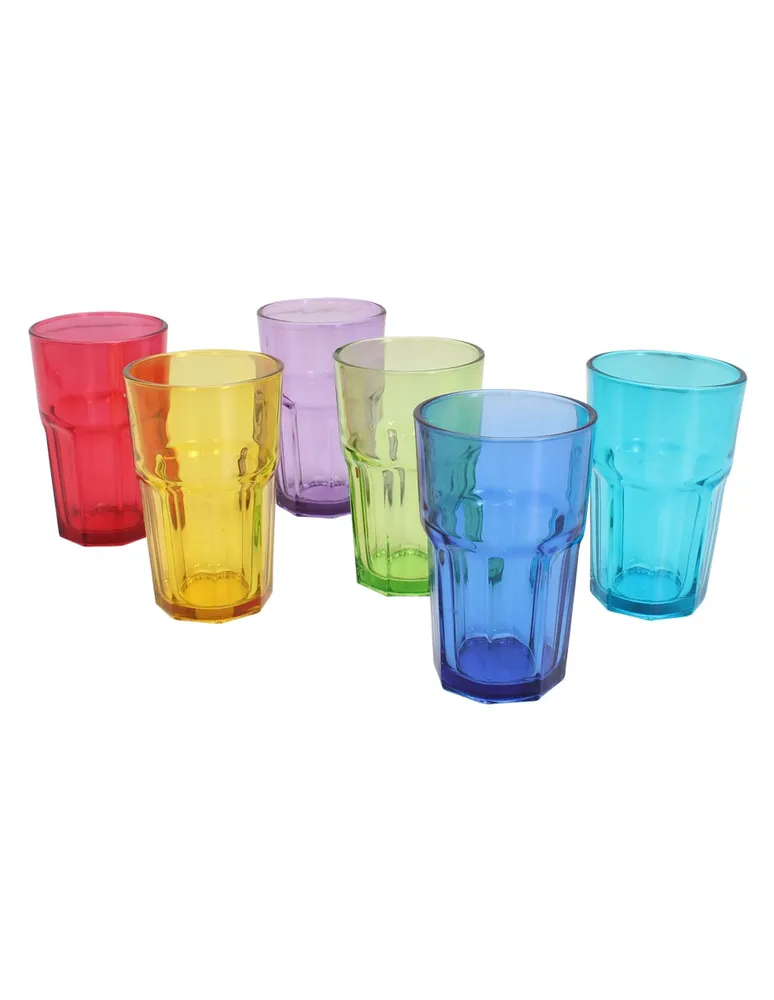 Set de vasos para agua Crown Baccara Boho Wood 47 de vidrio con 6 piezas